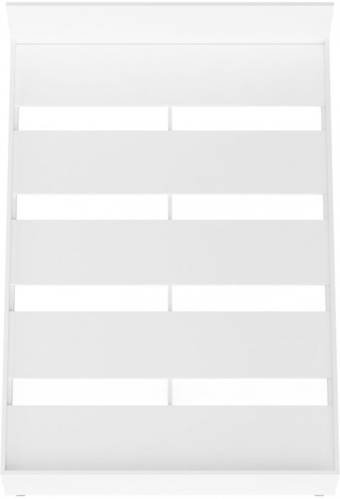 Мори Кровать 1400, цвет белый, ШхГхВ 143,5х203,5х70 см., сп.м. 1400х2000 мм., без матраса, основание есть