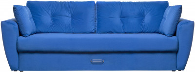 Диван-кровать Амстердам Люкс, 160х195, еврокнижка, независимый пружинный блок, велюр, синий