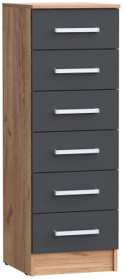 Мартина Комод 400 (Крафт / Графит)