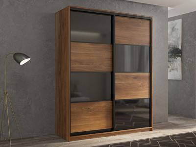 Шкаф-купе Кааппи 13 Кастелло Бренди 160х45х230 см