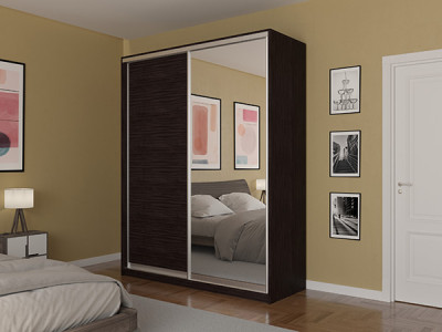 Шкаф-купе Лаурус 2 Венге 200х58х220 см