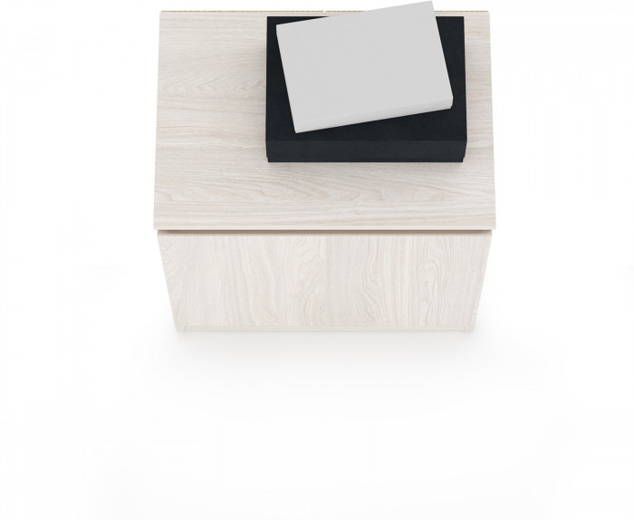 КР100 Ника прихожая 13.248 Тумба, цвет ясень анкор светлый, ШхГхВ 53,8х38,1х53,9 см., универсальная сборка