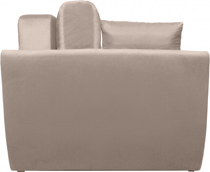 Диван-кровать Амстердам Люкс, 160х195, еврокнижка, пружинный блок, велюр, бежевый