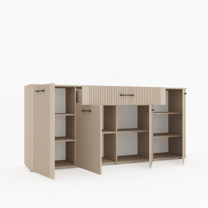 Модульная стенка для гостиной "Денвер" - Персидский жемчуг/Шаде песочный