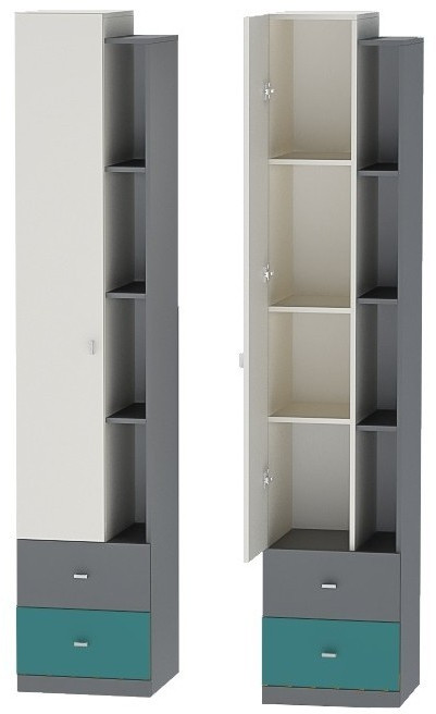 Клео П-1 Пенал (Графит/Миндаль/Солнечный)