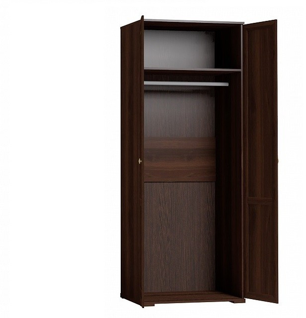 Шкаф двухдверный для одежды Шерлоск 12, орех