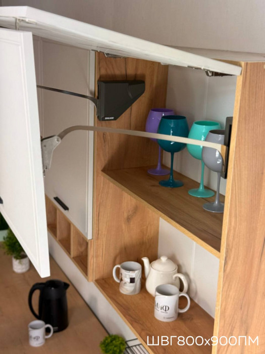 Кухня Бьянка 3,4/1350м (с элементами Люкс класса), Крафт золотой/Кашемир