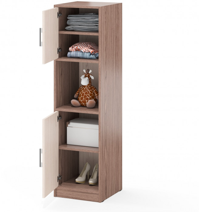 Пенал С-МД-СК9П к компьютерному столу С-МД-СК9, ясень шимо светлый/ясень шимо тёмный