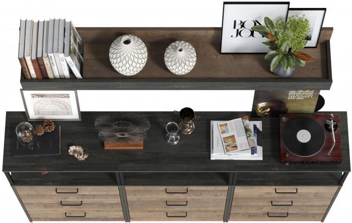 Трувор Гостиная 003, дуб гранж песочный/интра