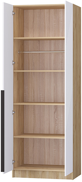 Шкаф Авис 0,8, Крафт золотой/Белый софтач