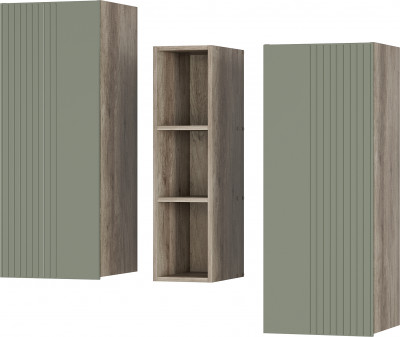 Шкаф навесной "Олива" ШКН-01 Дуб каньон/МФ12 Эвкалипт