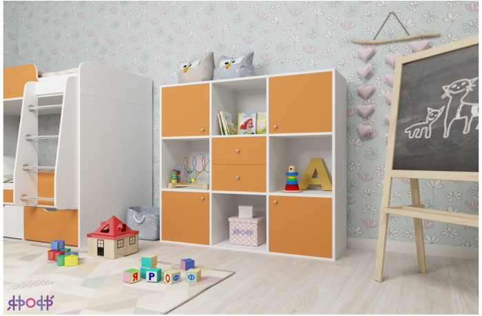 Стеллаж Джери (Дуб молочный/Венге)