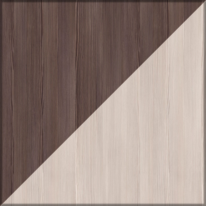 Два шкафа с вешалкой Домино 2-3431бод.тем/св, бодега тёмный/бодега светлый