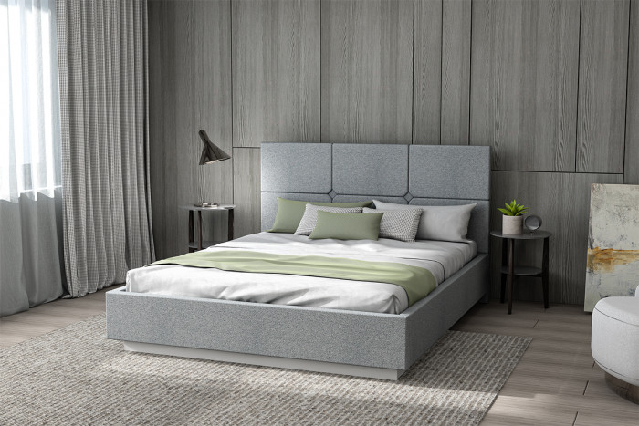 Кровать Соната арт.004 с настилом ЛДСП, 140х200 - Шерлок 993