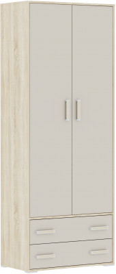 Шкаф 2-х створчатый Бланка, Дуб сонома/Кашемир