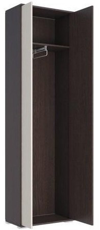 Домино А Шкаф двустворчатый (Белый)