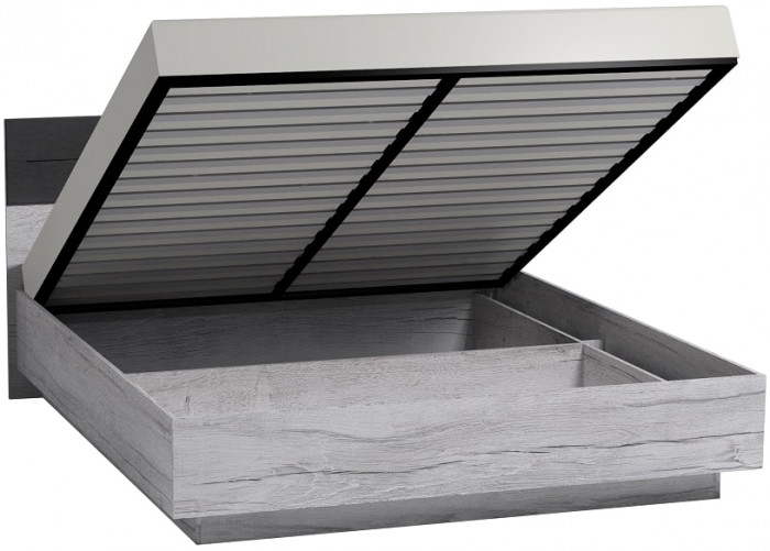 Кровать с подъемным механизмом Нео 306 Люкс 180х200, дуб шавиниган