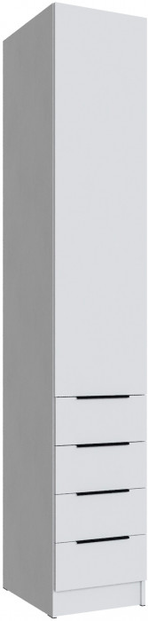 Шкаф Мадрид (0,4) с 4 ящ., Белый