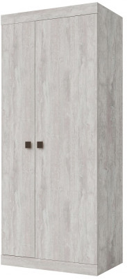 Шкаф двухдверный для одежды "Лондон" - Ледяное дерево
