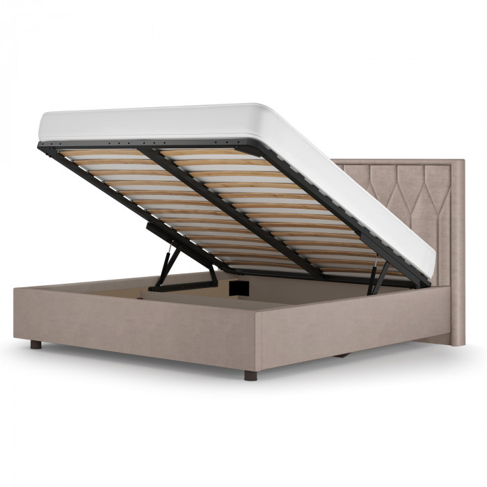 Кровать-10М с подъёмным основанием 1600 какао