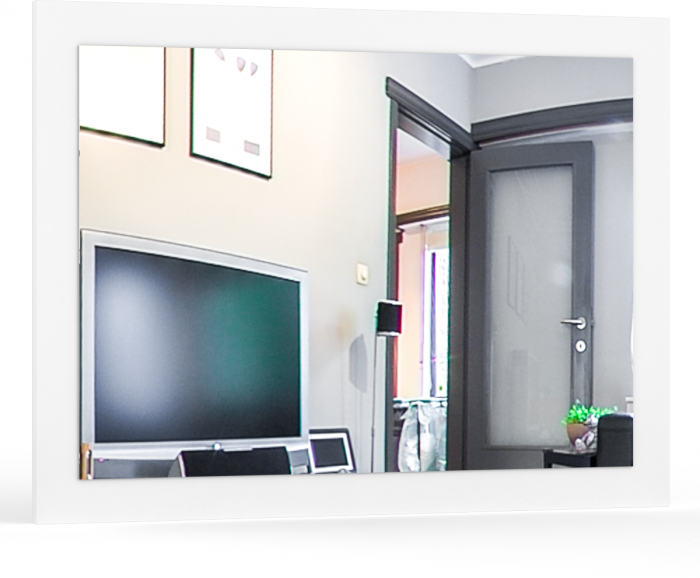 Камелия спальня № 13 Кровать с ящиками 1200 + Две тумбы + Стол косметич. + Зеркало, белый