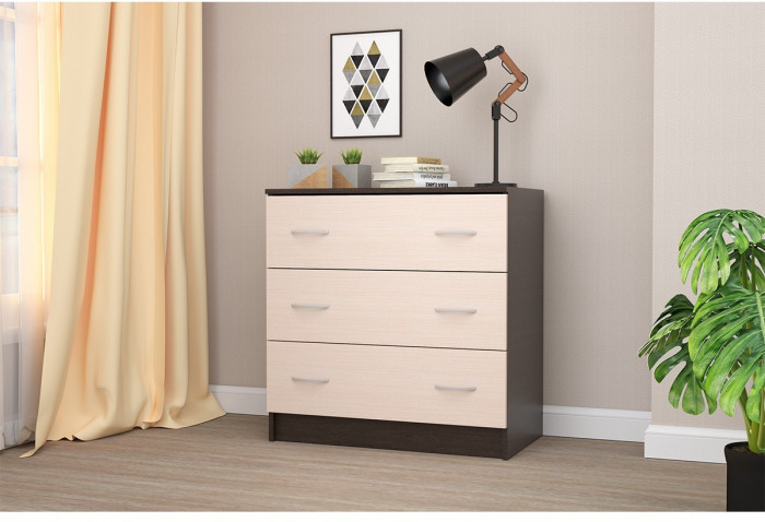 Кэт-7 Комод (Крафт золотой / Графит)