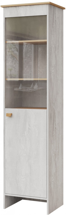 Модульная гостиная "Скандинавия", набор 2 - Бетон пайн светлый/Дуб наварра