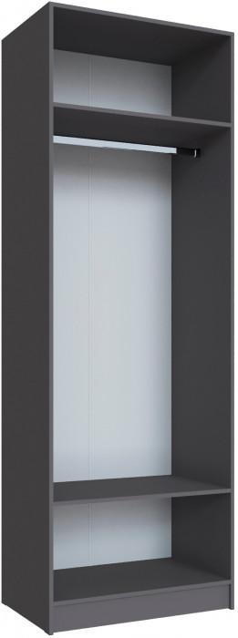 Шкаф Мадрид, композиция 23, Дуб делано/Графит серый