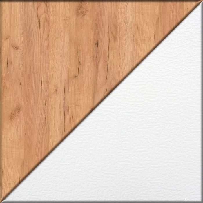 Лидер-8 Пенал + Тумба МД 3.15 + Тумба МД 3.19, белый шагрень/крафт золото