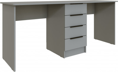 Стол письменный для двоих Мадрид (1,8), Камень серый