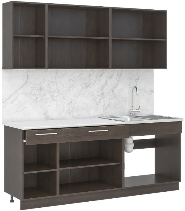 Кухонный гарнитур Маша 2.0 м, камень