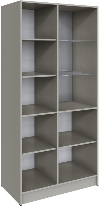 Шкаф Мадрид (0,9) с 1 витриной, Кашемир