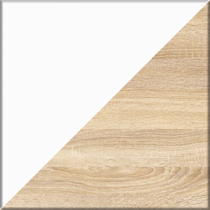 Мори компьютерный стол МС-2 + Шкаф МШ800.1 + Полка 1200, дуб сонома/белый