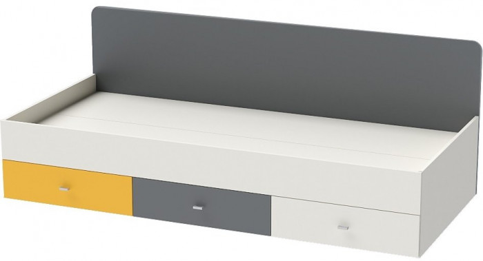 Модульная детская Клео набор 3 (Графит/Миндаль/Солнечный)