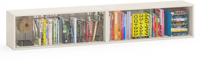 Две полки книжных С-МД-КН01, дуб