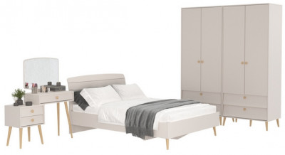 Афина Спальня 17-1400, кашемир серый