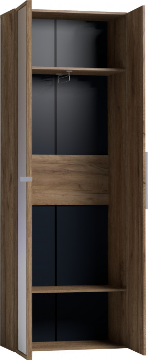 Шкаф для одежды с зеркалами Натуре 92, дуб табачный