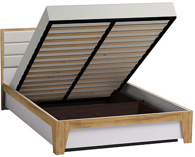 Кровать с подъемным механизмом Айрис 306 Люкс 180х200, дуб