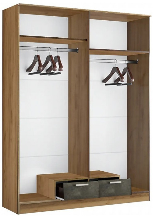 Адель Шкаф 1,6 платяной (Ясень шимо)