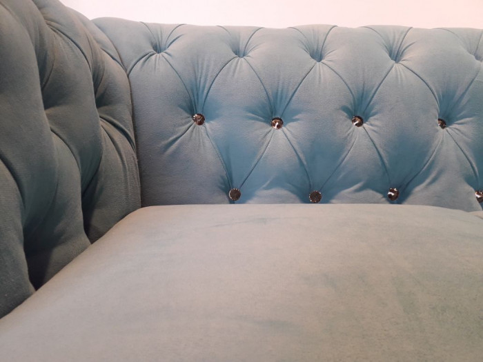 Диван офисный нераскладной Честер 2-х местный, велюр