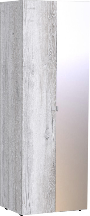 Шкаф для одежды с зеркалом Нео 54, дуб шавиниган