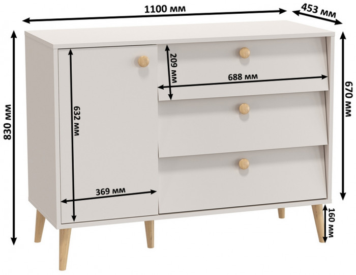 Афина Спальня 05-1400, цвет кашемир серый, сп.м. 1400х2000 мм., б/м, основание есть - фанера