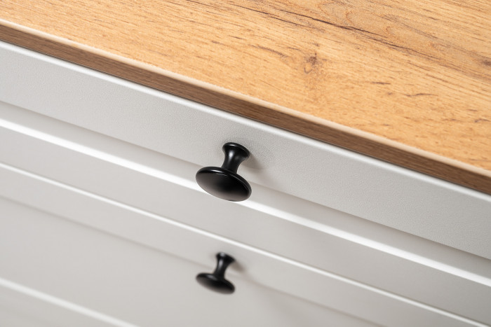 Остин 16.121 Тумба для обуви + 13.257 Тумба, белый шагрень/дуб крафт золотой