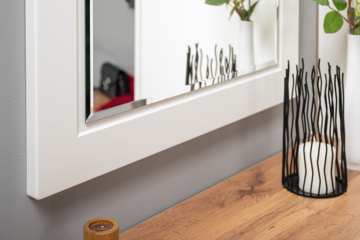 Остин Прихожая 57, цвет белый шагрень/дуб крафт золотой, ШхГхВ 240х54,3х229,6 см., универсальная сборка