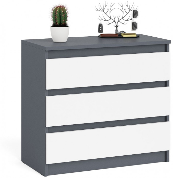 Мори Комод МК800.1, графит/белый