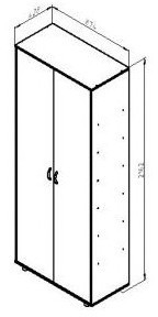 Дельта-2 Шкаф, Оранжевый