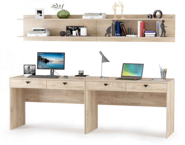 КР100 Бостон № 02, цвет дуб эндгрейн элегантный, 12.69+09.132+12.69+09.132, ШхГхВ 230,4х57,2х180 см.